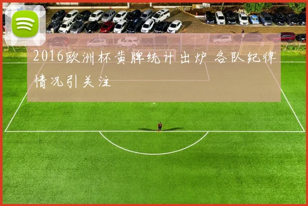 2016欧洲杯黄牌统计出炉 各队纪律情况引关注
